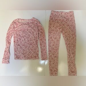 Cat & Jack Girls' 2pc Long Sleeve Snuggly Soft Snug Fit Pajama Set - Size 8